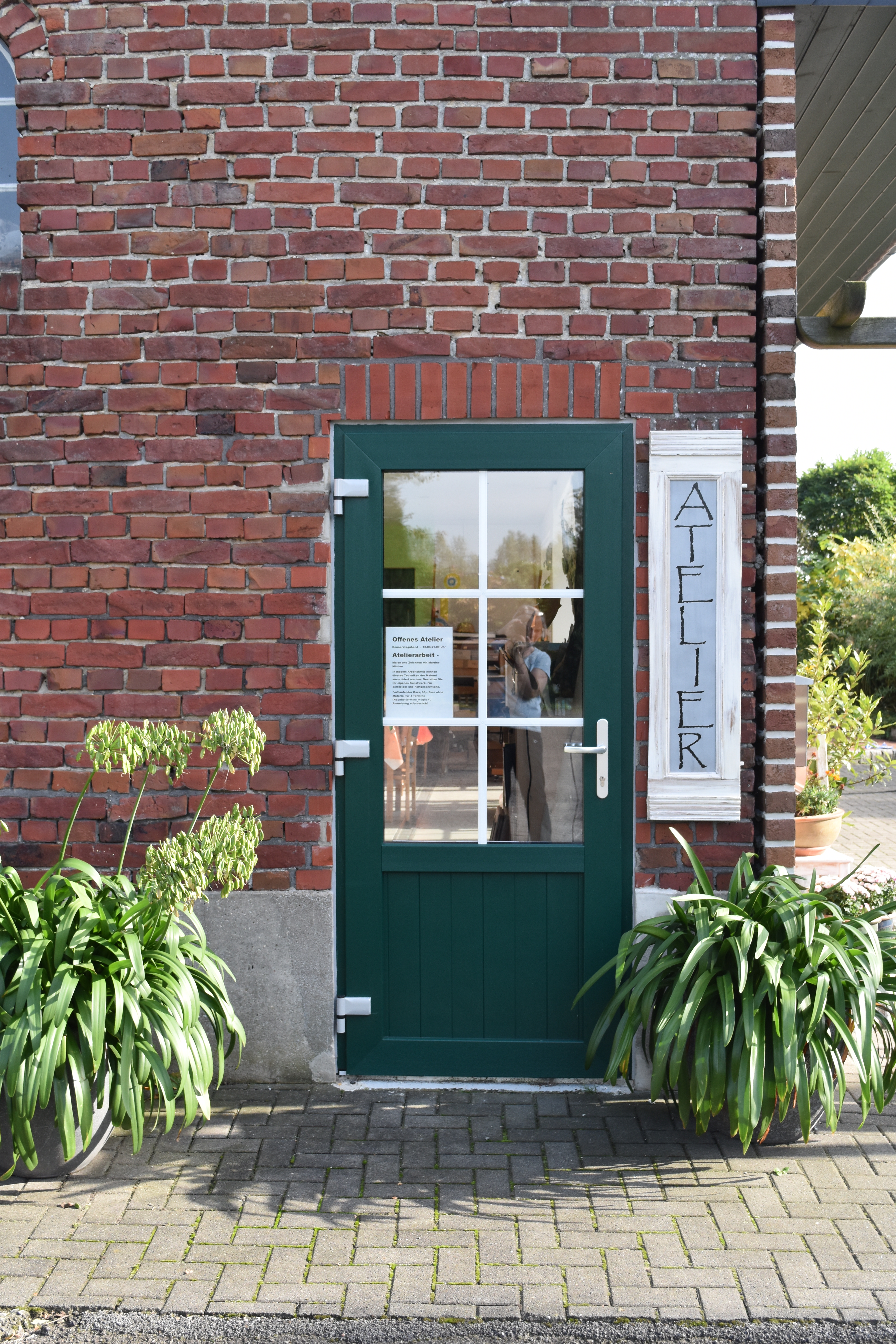 Atelier-Eingang